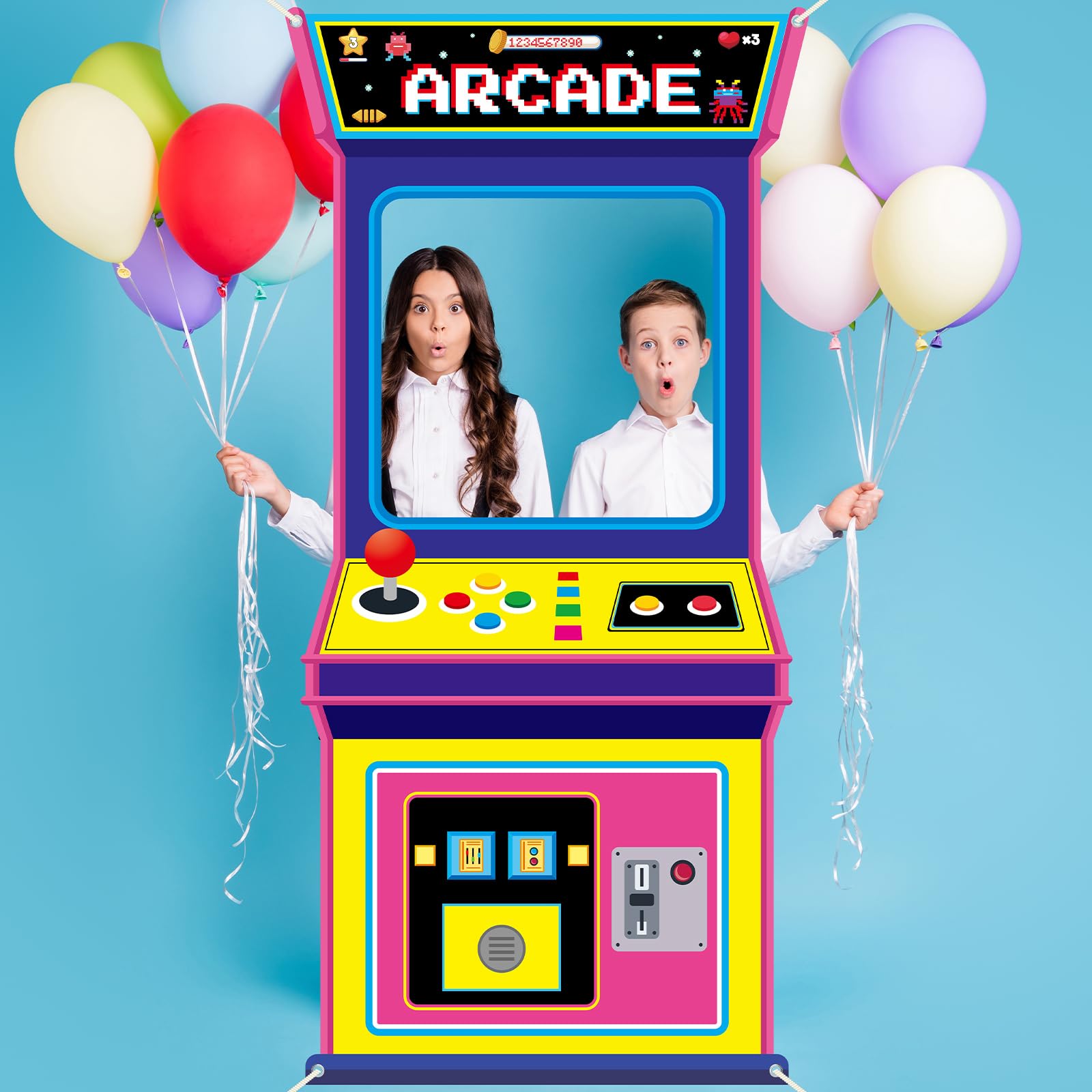 Retro Video Gaming Fabric Arca - Background Retro Gaming recension och pris
