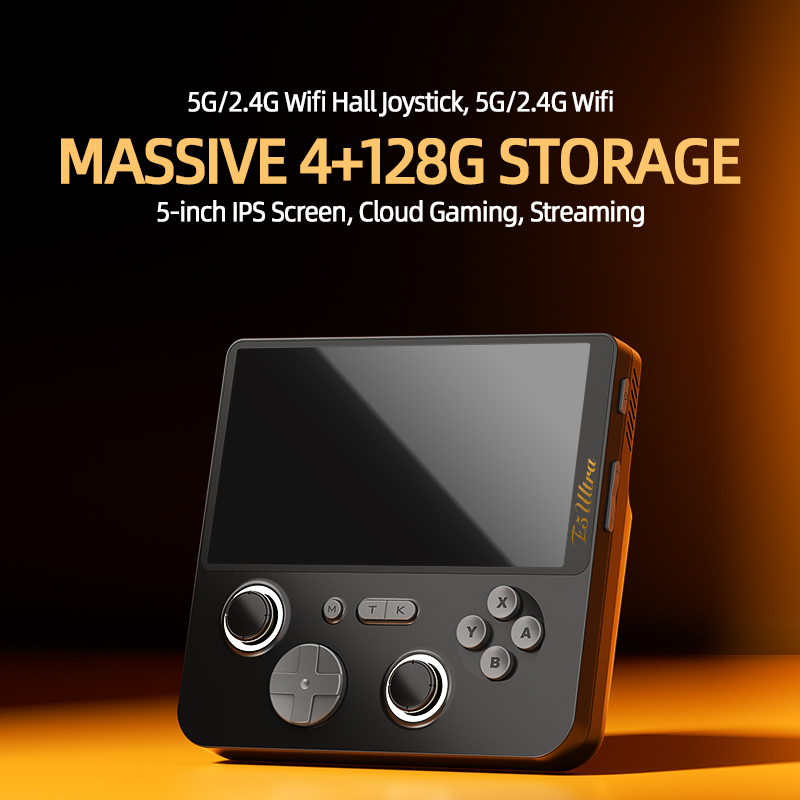 GAMEMT E5 Ultra 4+128GB 5.0-In - Retro Gaming N64 recension och pris