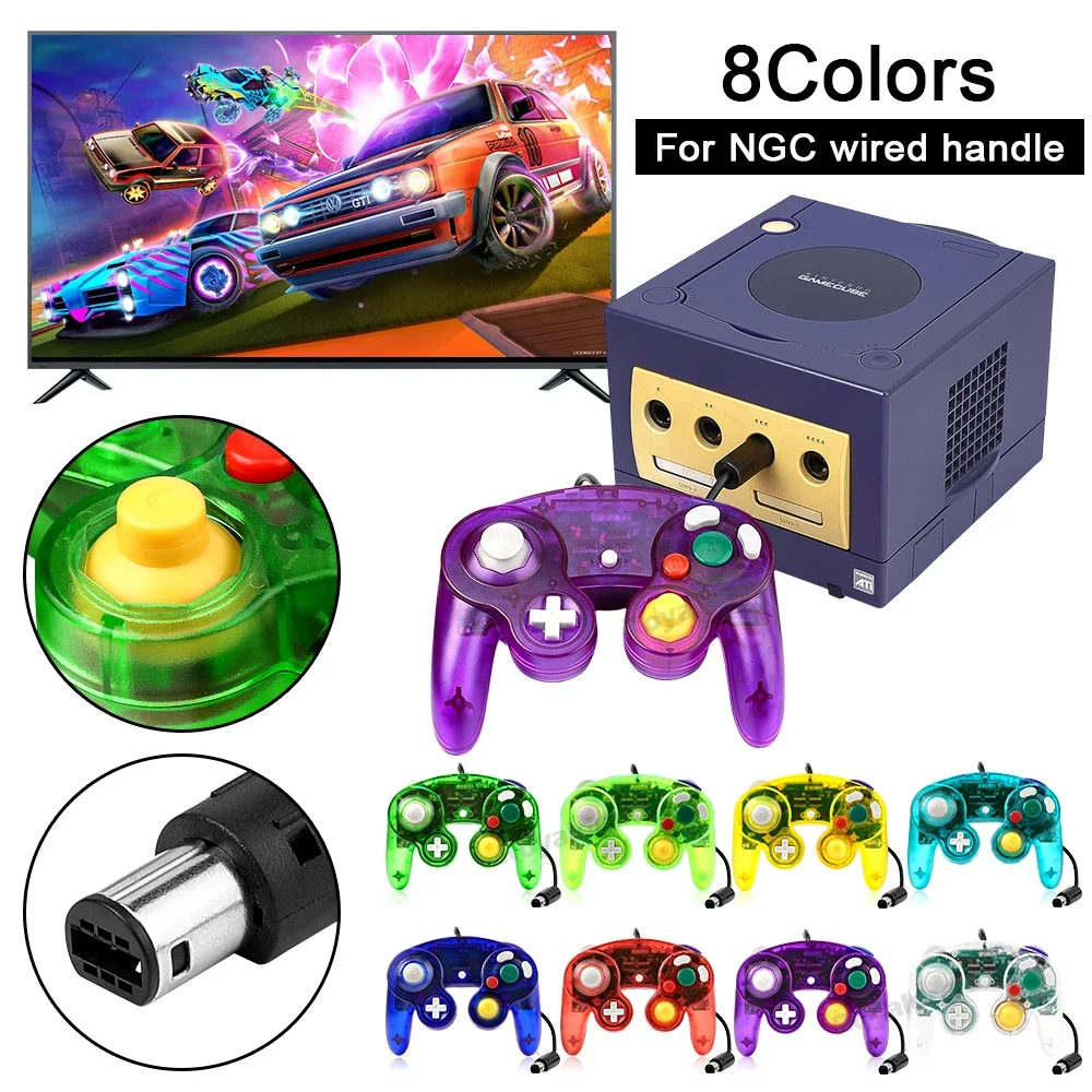 8 Colors Transparent For NGC W - Retro Gaming Joystick recension och pris