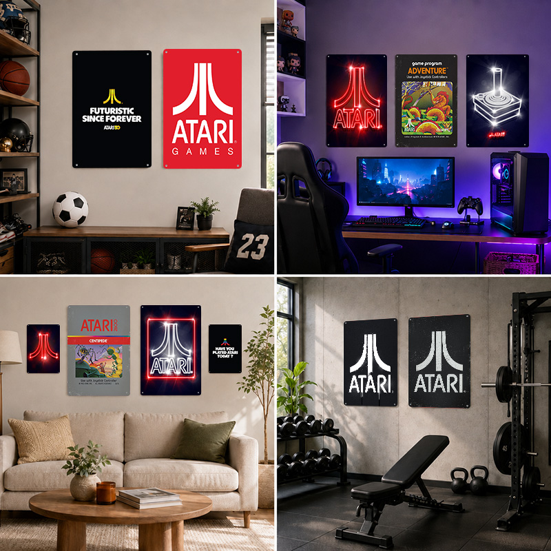 Atari Aluminum Posters Customi - Retro Gaming Lounge recension och pris