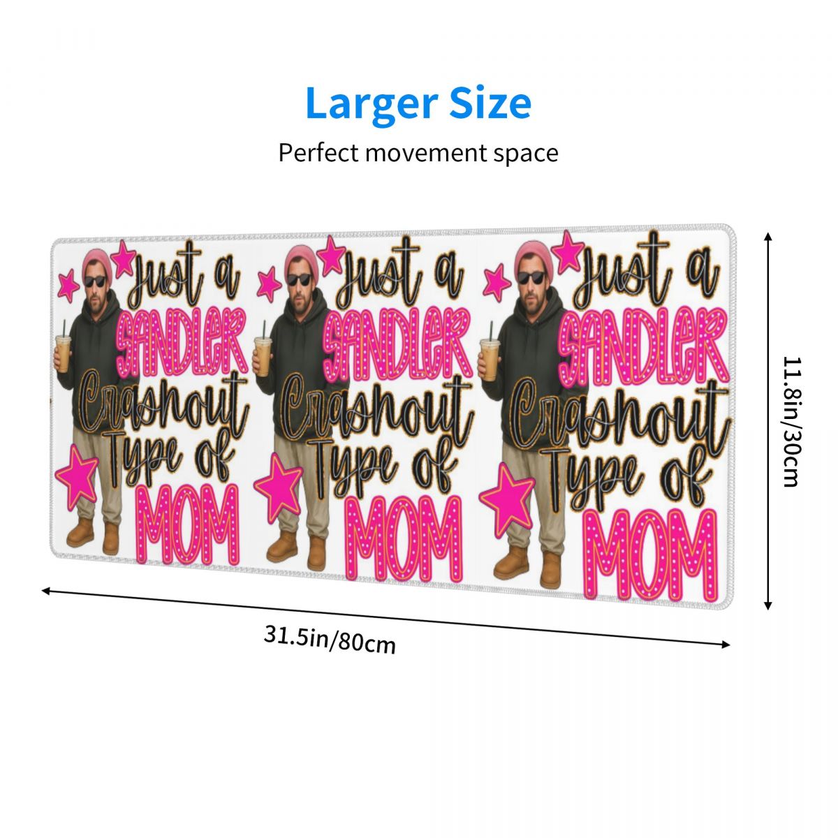 Large Mouse Pad Adam Sandler M - Retro Gaming Meme recension och pris