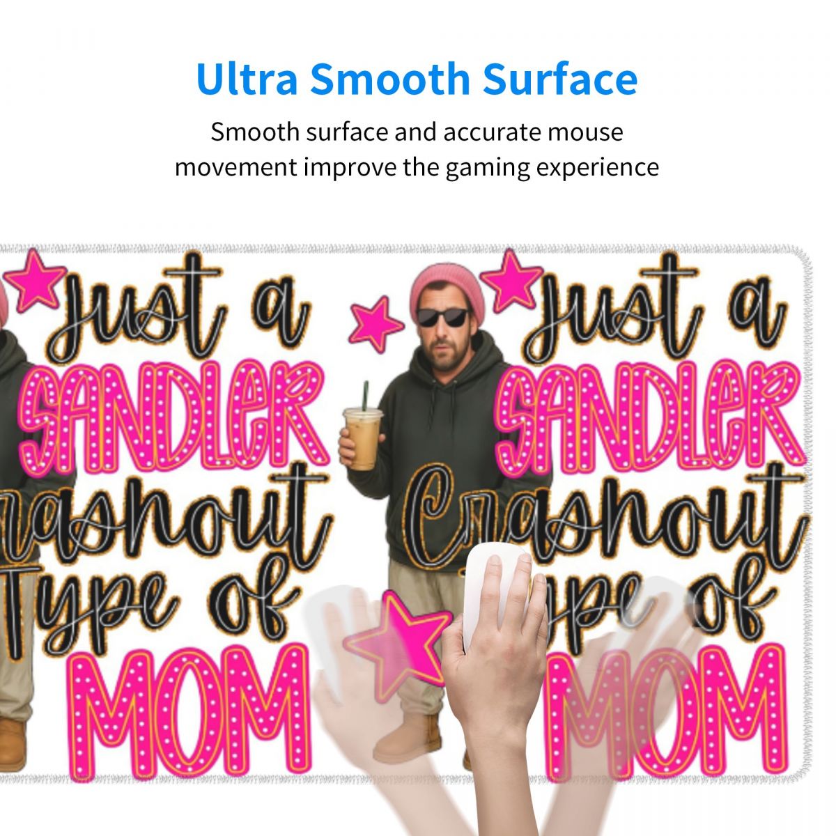 Large Mouse Pad Adam Sandler M - Retro Gaming Meme recension och pris