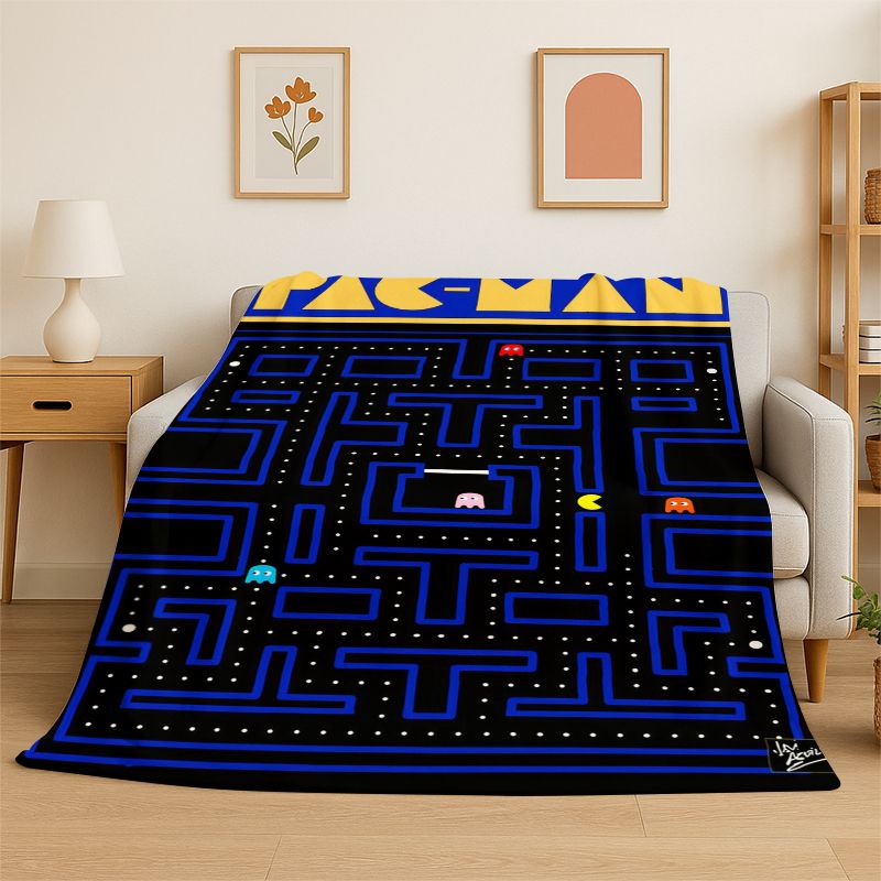 Retro P-Pacman Game Soft Flann - Retro Gaming Lounge recension och pris