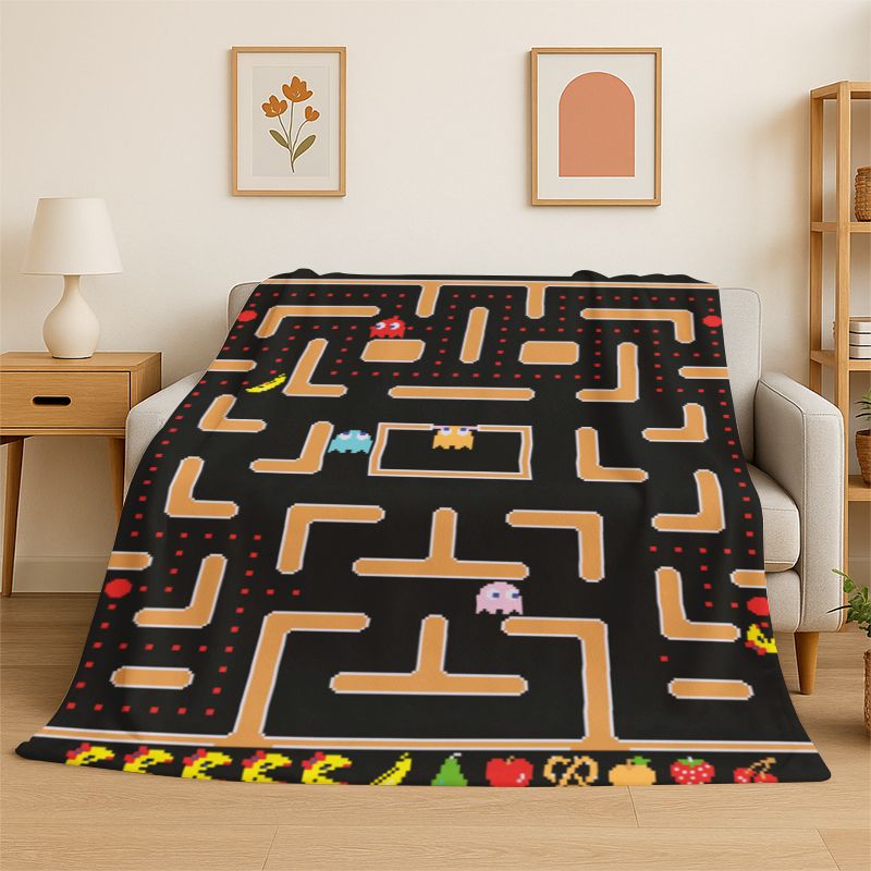 Retro P-Pacman Game Soft Flann - Retro Gaming Lounge recension och pris