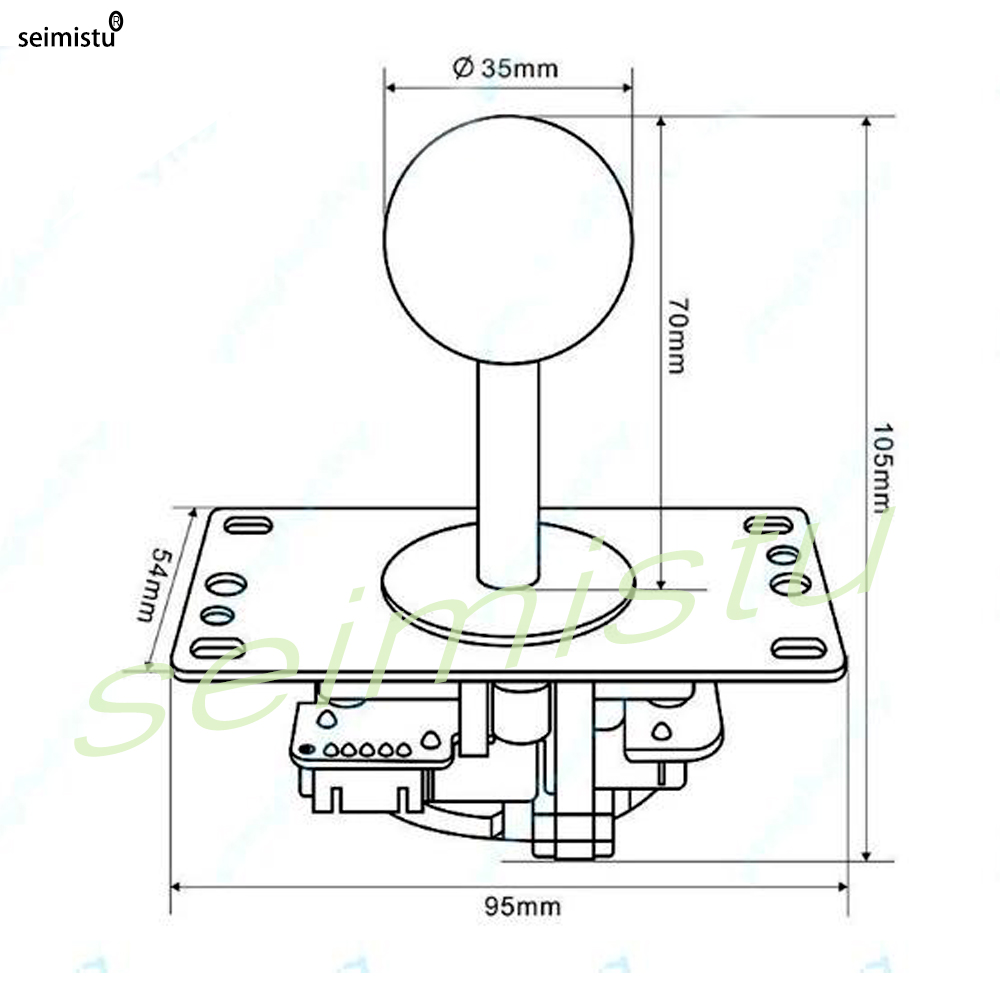 Joystick Copy Sanwa arcade Joy - Retro Gaming Joystick recension och pris