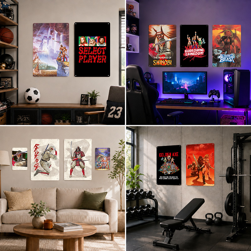 SEGA Collection Printed Poster - Retro Gaming Lounge recension och pris